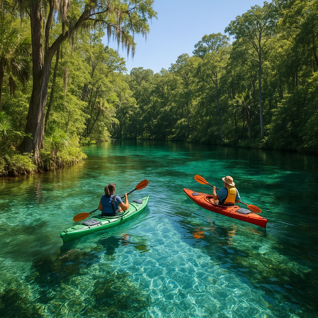 Wekiwa Springs State Park clear spring water near Orlando
