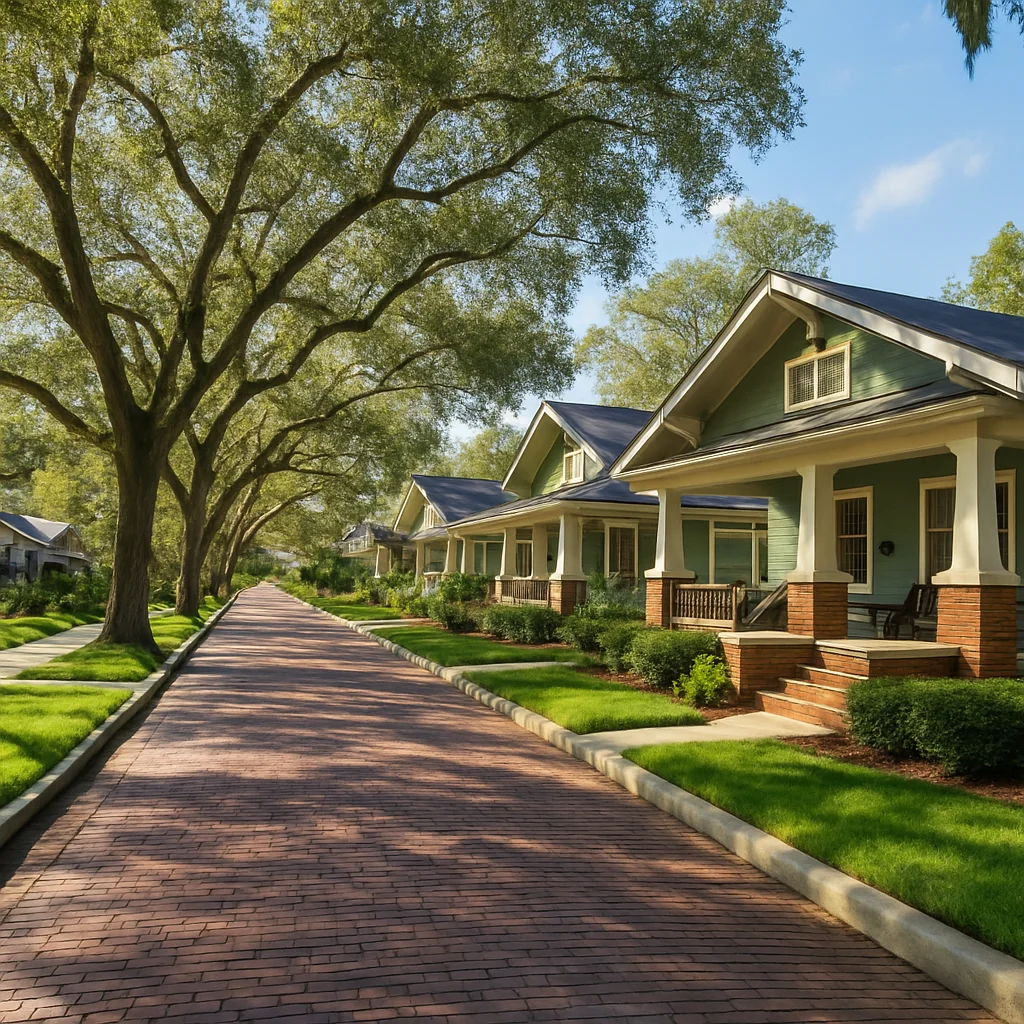 quaint Orlando neighborhood walk through